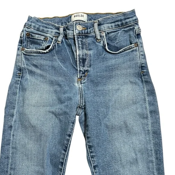 Agolde Sophie Skinny Jean Light Blue 25 - Picture 5 of 8